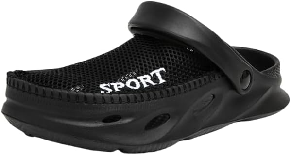 Мужские сетчатые кроксы - легкие и быстро сохнущие, вентилируемые садовые туфли - идеальны для лета, не скользят и удобны, отличная обувь для улицы Hhhchpm, черный
Мужские сетчатые кроксы - легкие и быстро сохнущие, вентилируемые садовые туфли - идеальны для лета, не скользят и удобны, отличная обувь для улицы Hhhchpm, черный