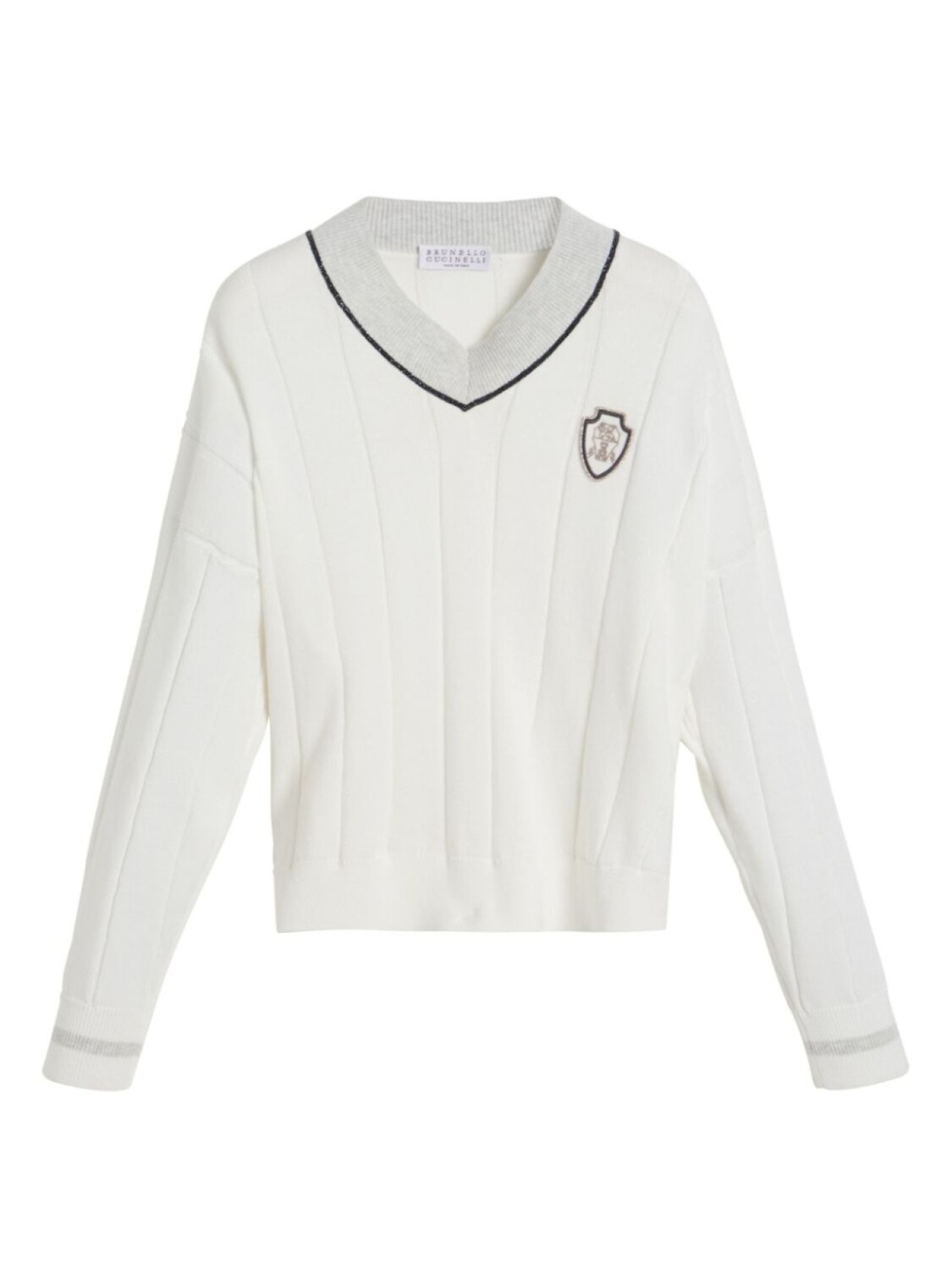 Brunello Cucinelli Kids свитер с круглым вырезом, белый
Brunello Cucinelli Kids свитер с круглым вырезом, белый