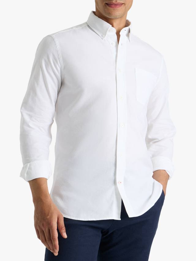 Оксфордская хлопковая рубашка Slim Fit SPOKE, White
Оксфордская хлопковая рубашка Slim Fit SPOKE, White