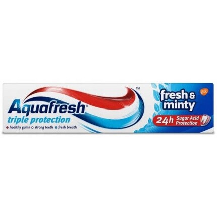 Зубная паста Aquafresh 75 мл Свежесть и мята Haleon Poland Sp. Z O.O
Зубная паста Aquafresh 75 мл Свежесть и мята Haleon Poland Sp. Z O.O