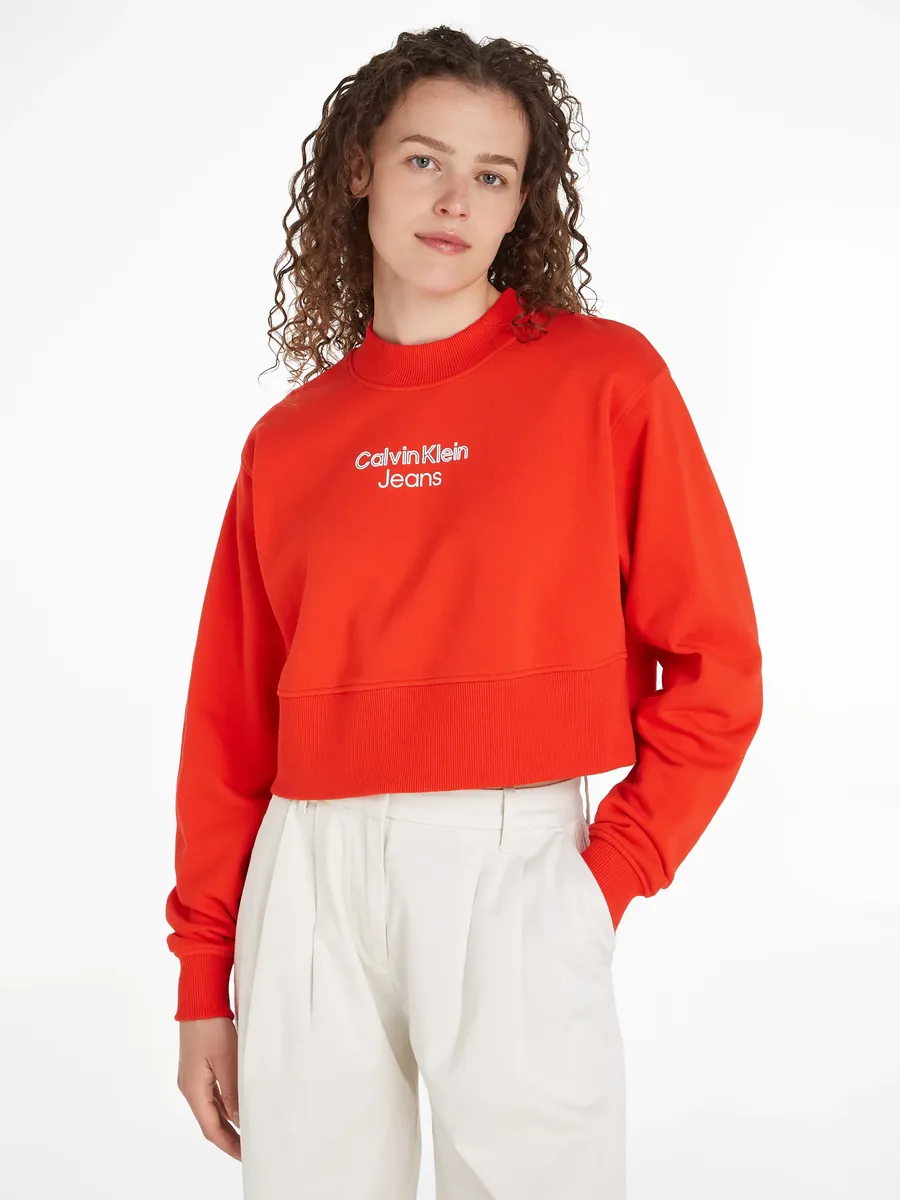 Толстовка Calvin Klein Jeans "STACKED INSTITUTIONAL CREWNECK" с тисненым логотипом, красный
Толстовка Calvin Klein Jeans "STACKED INSTITUTIONAL CREWNECK" с тисненым логотипом, красный