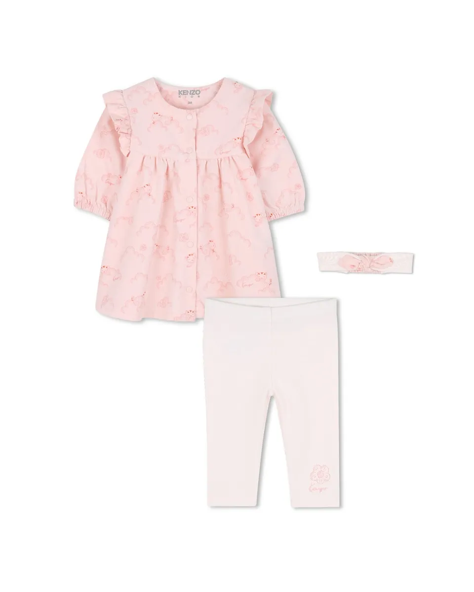 Набор для новорожденного розового цвета из хлопка Kenzo Kids
Набор для новорожденного розового цвета из хлопка Kenzo Kids