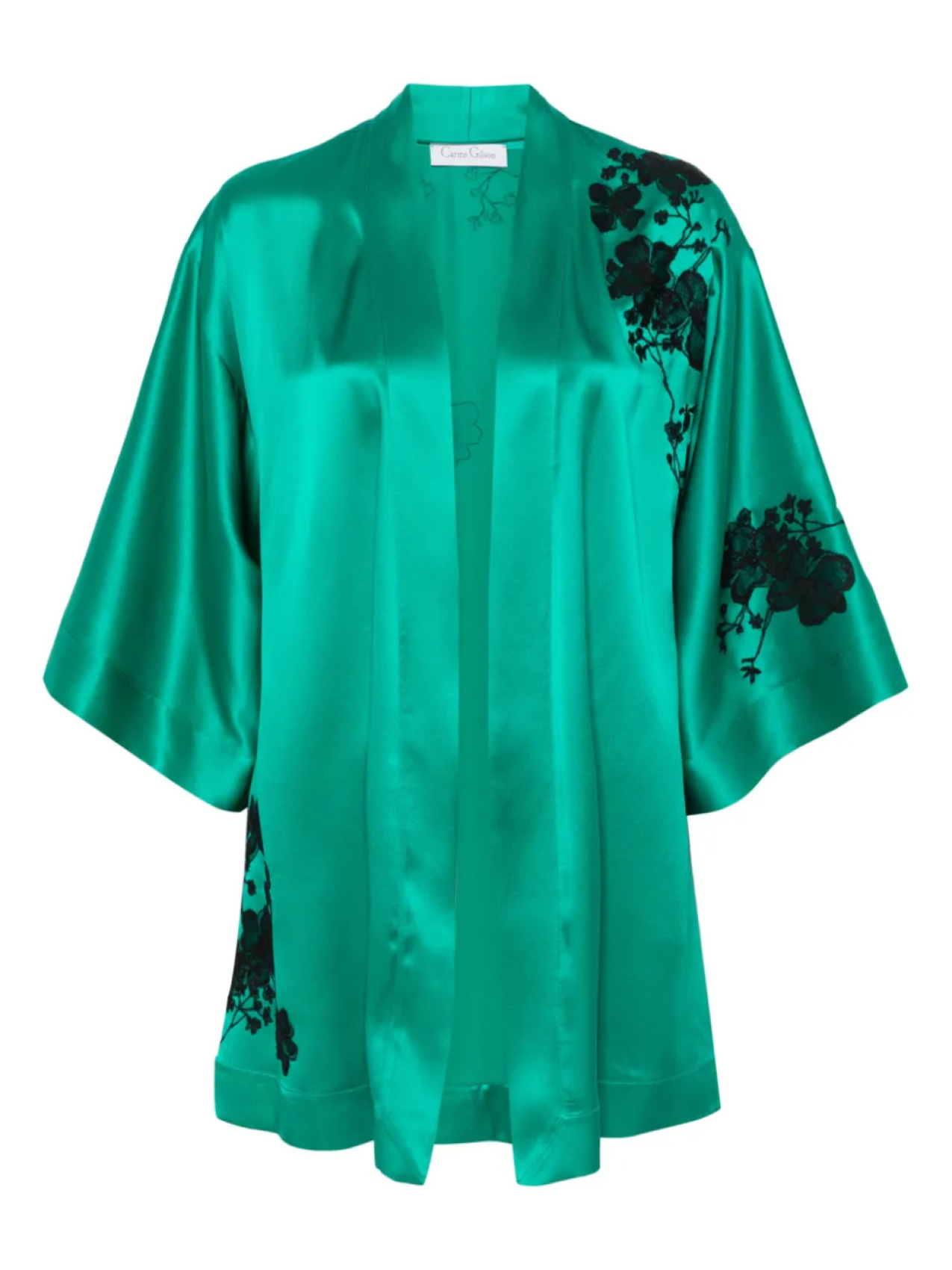 Carine Gilson халат с кружевом, зеленый
Carine Gilson халат с кружевом, зеленый