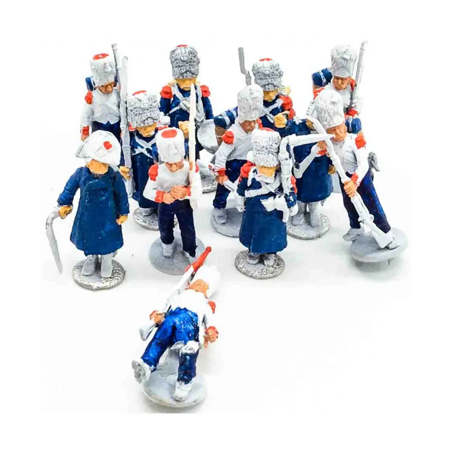 Коллекция наполеоновских французских гренадеров №1, Miscellaneous Historical Miniatures - Loose Miniatures (28mm) (Unidentifiable Manufacturer)
Коллекция наполеоновских французских гренадеров №1, Miscellaneous Historical Miniatures - Loose Miniatures (28mm) (Unidentifiable Manufacturer)