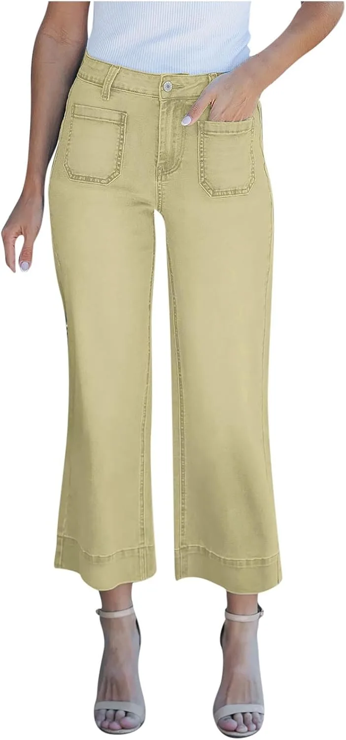 FZYLQY женские джинсы с высокой талией и широкими штанинами
FZYLQY женские джинсы с высокой талией и широкими штанинами