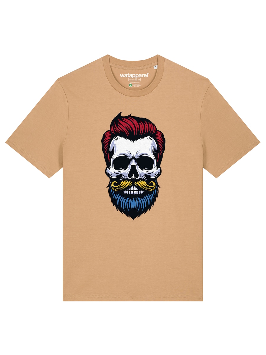 Рубашка Watapparel Hipster Skull, бежевый
Рубашка Watapparel Hipster Skull, бежевый
