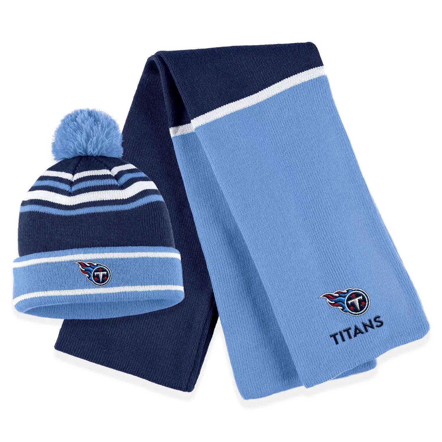 Женская одежда от Erin Andrews Темно-синяя вязаная шапка Tennessee Titans с цветными блоками и манжетами, помпоном и шарфом
Женская одежда от Erin Andrews Темно-синяя вязаная шапка Tennessee Titans с цветными блоками и манжетами, помпоном и шарфом