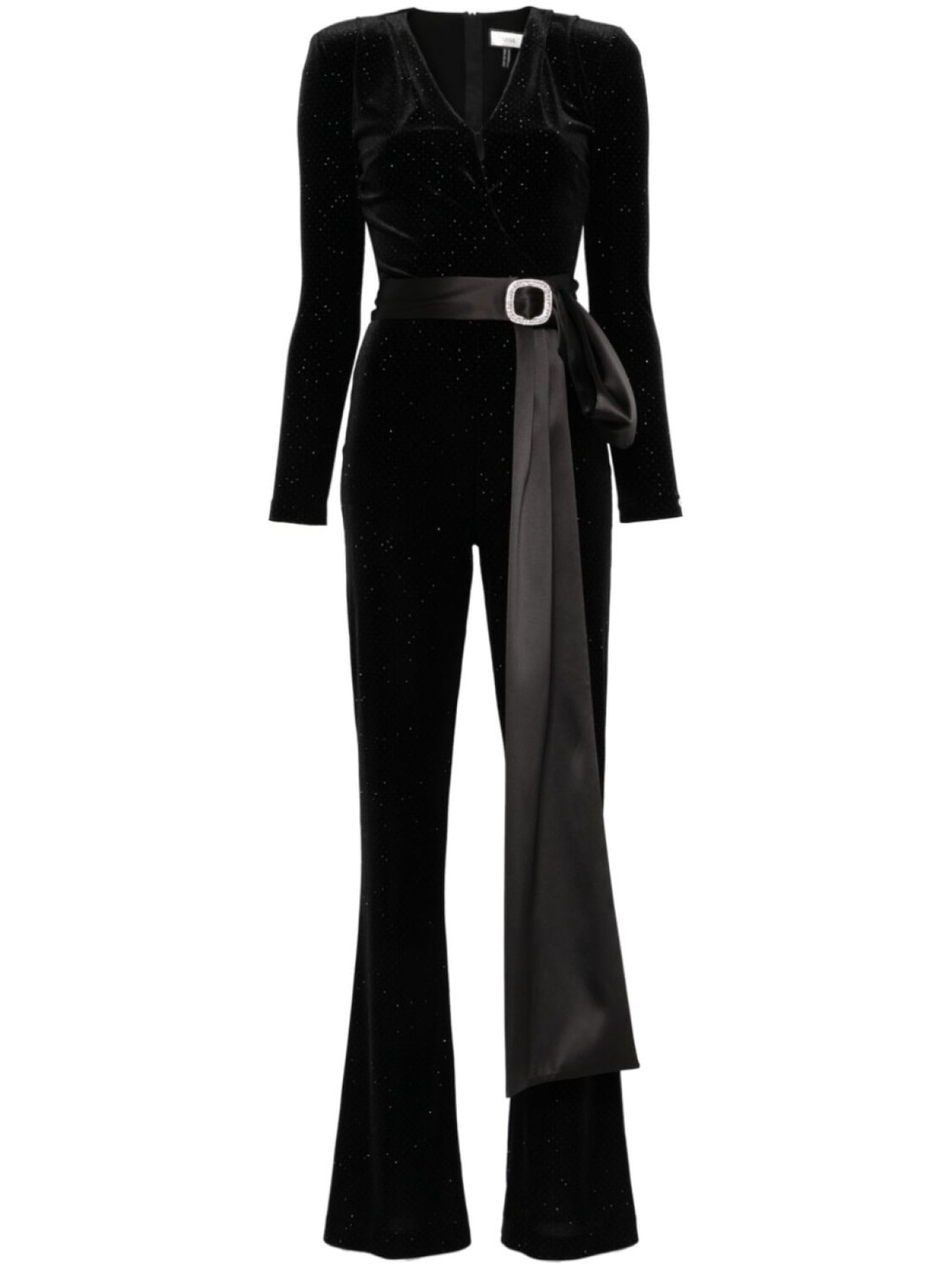 Комбинезон со стразами NISSA, черный
Комбинезон со стразами NISSA, черный