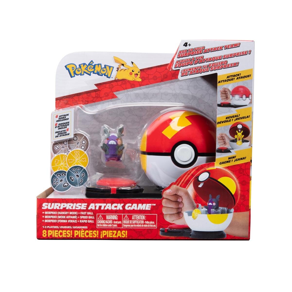 Игра Jas Pokemon Surprise Attack Morpeko W3
Игра Jas Pokemon Surprise Attack Morpeko W3