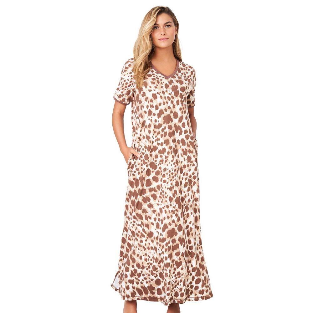 Длинная женская футболка-шезлонг Dreams & Co. для миниатюрных размеров больших размеров, цвет Neutral Animal
Длинная женская футболка-шезлонг Dreams & Co. для миниатюрных размеров больших размеров, цвет Neutral Animal