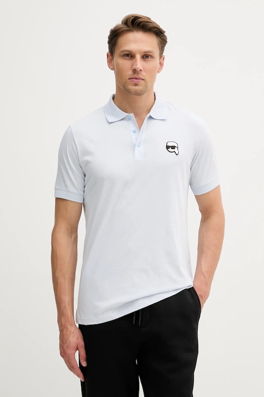 Хлопковая поло Karl Lagerfeld, синий
Хлопковая поло Karl Lagerfeld, синий