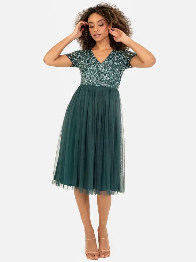 Миди-платье с v-образным вырезом Maya Deluxe, цвет Emerald
Миди-платье с v-образным вырезом Maya Deluxe, цвет Emerald