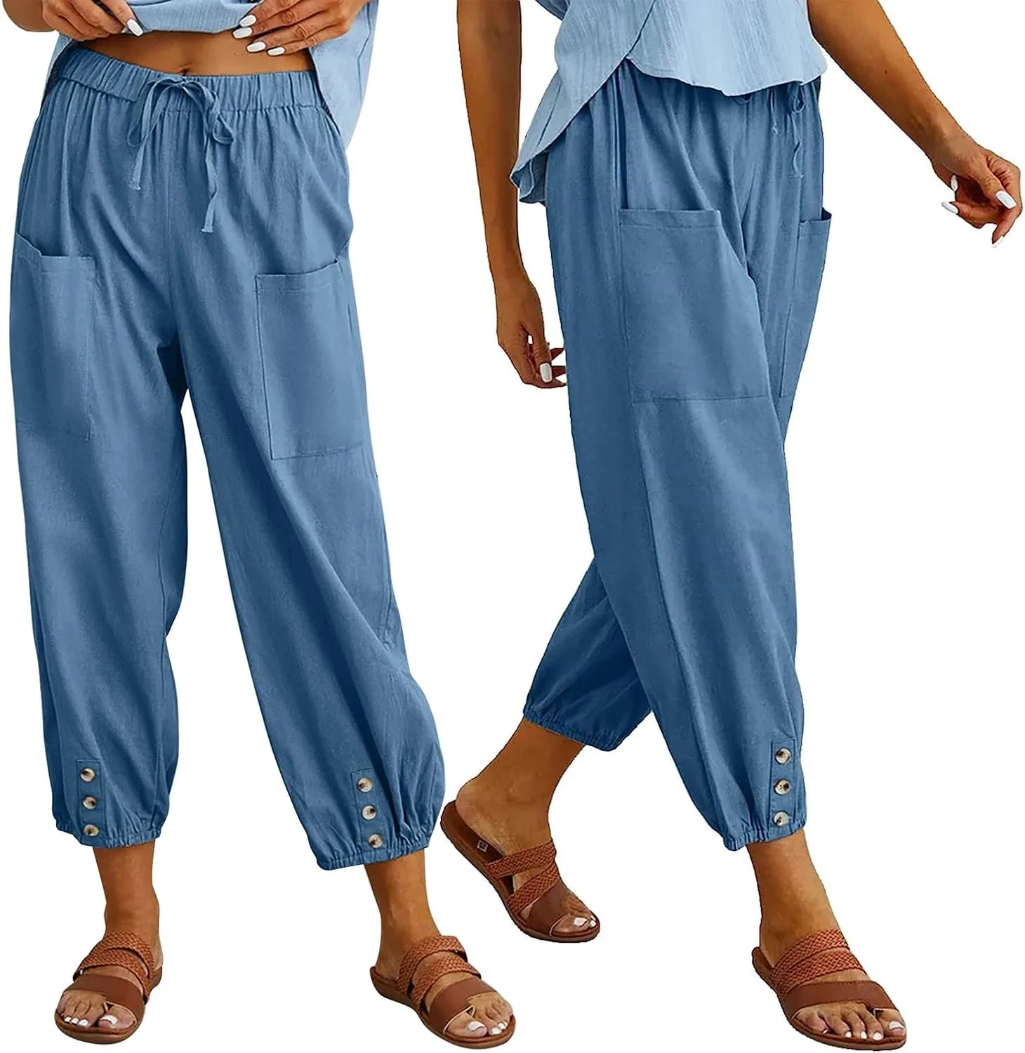 Женские брюки с высокой талией и широкими штанинами Stomeshle
Женские брюки с высокой талией и широкими штанинами Stomeshle