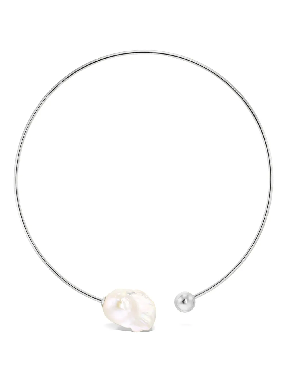 Ожерелье-чокер с жемчужным декором Obsidian, серебристый
Ожерелье-чокер с жемчужным декором Obsidian, серебристый