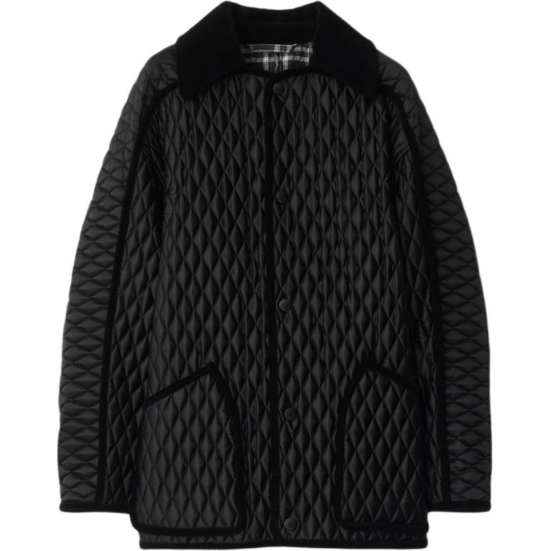 Куртка с отделкой из стёганого вельвета Burberry, черный
Куртка с отделкой из стёганого вельвета Burberry, черный