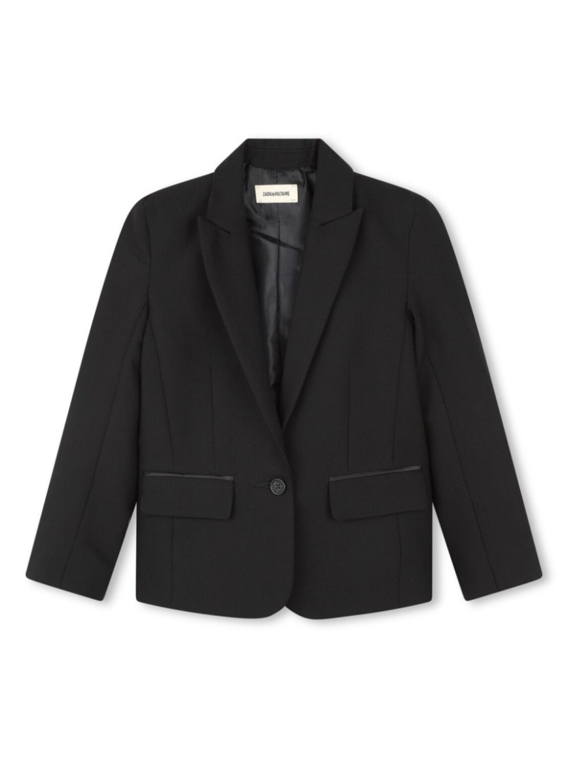 Блейзер со стразами и надписью Zadig & Voltaire Kids, черный
Блейзер со стразами и надписью Zadig & Voltaire Kids, черный