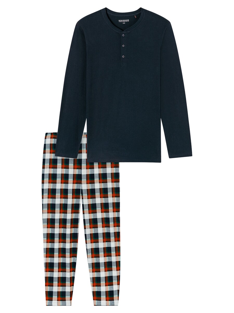 Длинная пижама SCHIESSER Family, Night Blue/Orange/White
Длинная пижама SCHIESSER Family, Night Blue/Orange/White