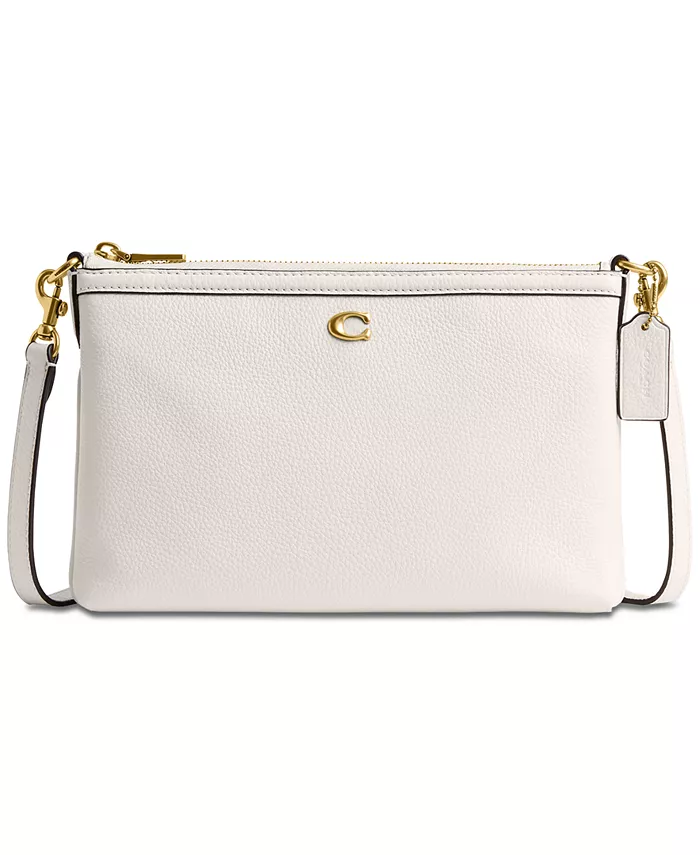 Изящная сумка-кроссбоди Legacy Zip Top Small из кожи Pebble COACH, белый
Изящная сумка-кроссбоди Legacy Zip Top Small из кожи Pebble COACH, белый