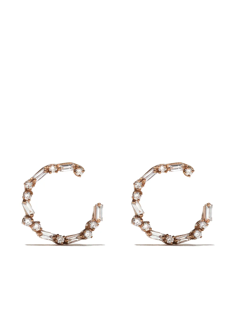 Серьги-кольца Fireworks Spiral из розового золота с бриллиантами Suzanne Kalan, розовый
Серьги-кольца Fireworks Spiral из розового золота с бриллиантами Suzanne Kalan, розовый