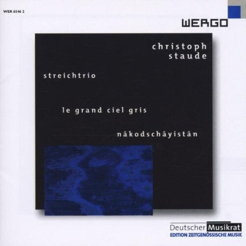 CD диск Trio Recherche: Staude: Streichtrio Le Grand Ciel Gris
CD диск Trio Recherche: Staude: Streichtrio Le Grand Ciel Gris