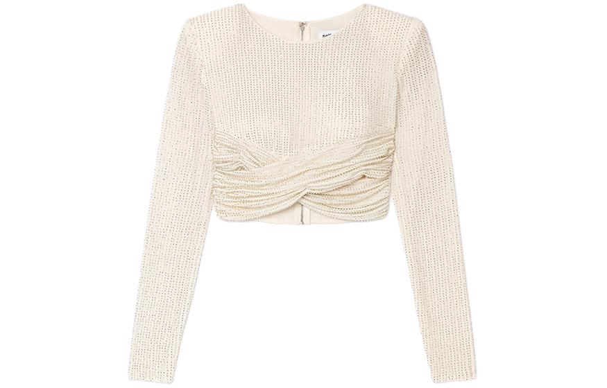 Кроп-топ с бисерными аппликациями Self-portrait, слоновая кость
Кроп-топ с бисерными аппликациями Self-portrait, слоновая кость