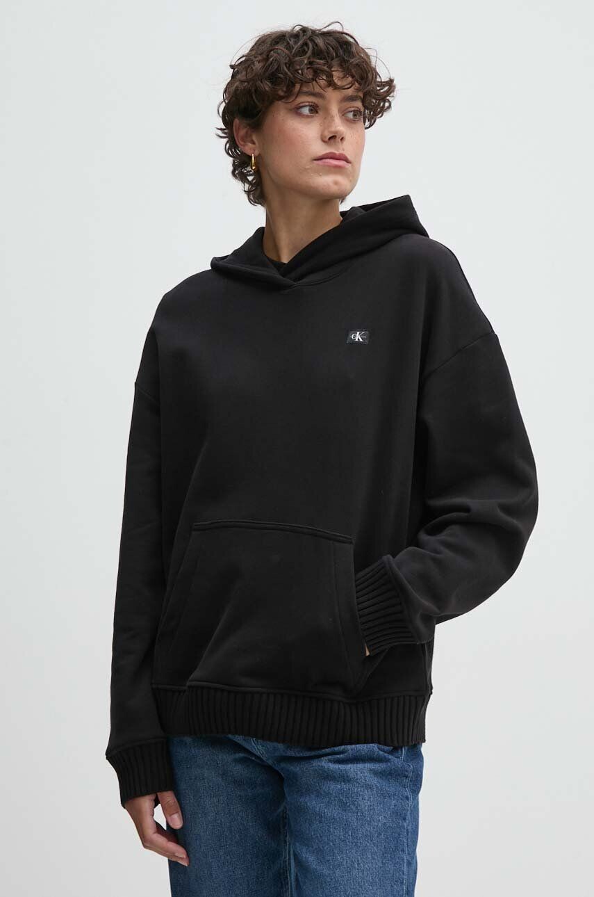 Хлопковая толстовка Calvin Klein Jeans, черный
Хлопковая толстовка Calvin Klein Jeans, черный