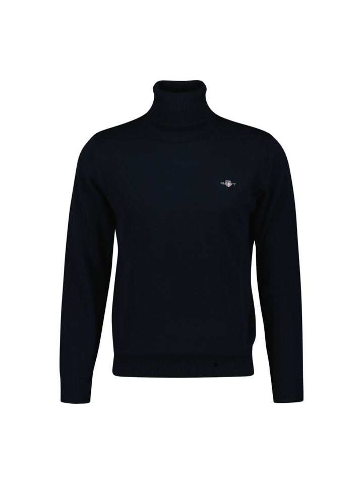 Синий вязаный свитер Gant
Синий вязаный свитер Gant