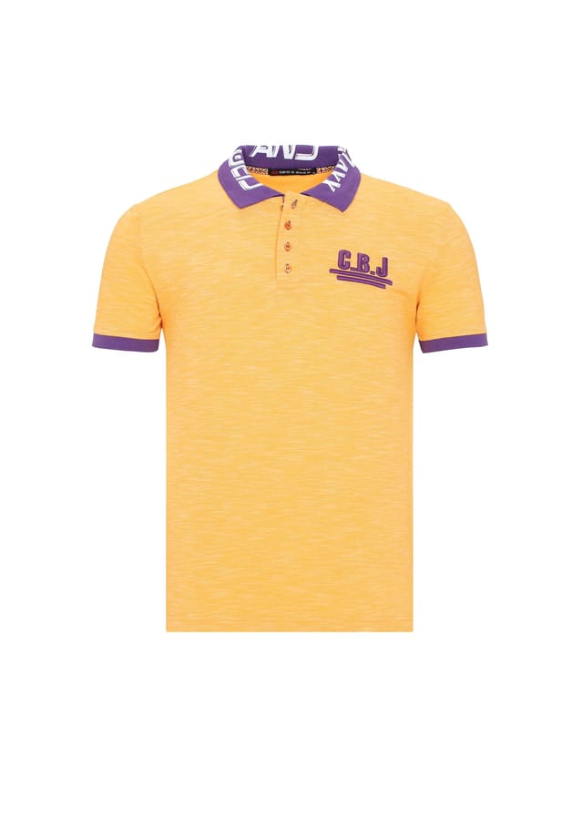 Рубашка поло с логотипом на воротнике Cipo & Baxx, желтый
Рубашка поло с логотипом на воротнике Cipo & Baxx, желтый