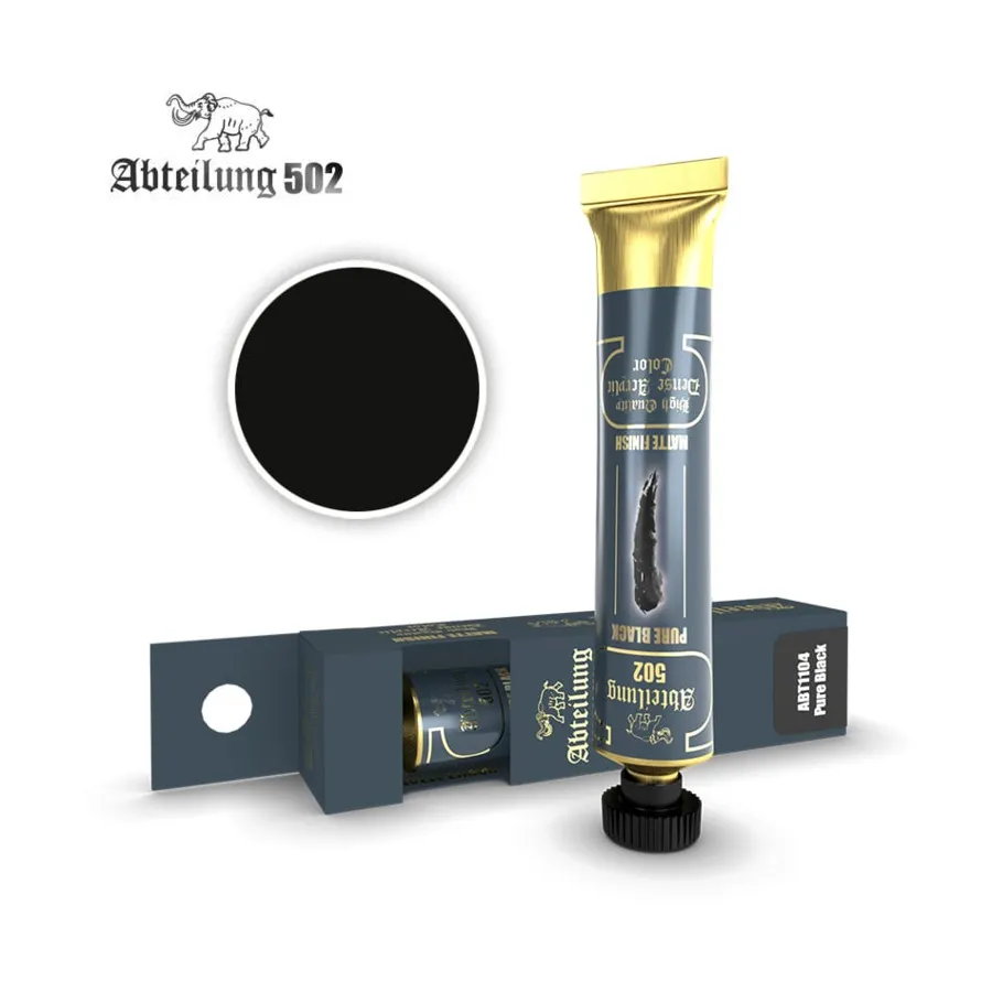 Матовая отделка — чистый черный, Abteilung 502 - Acrylics
Матовая отделка — чистый черный, Abteilung 502 - Acrylics