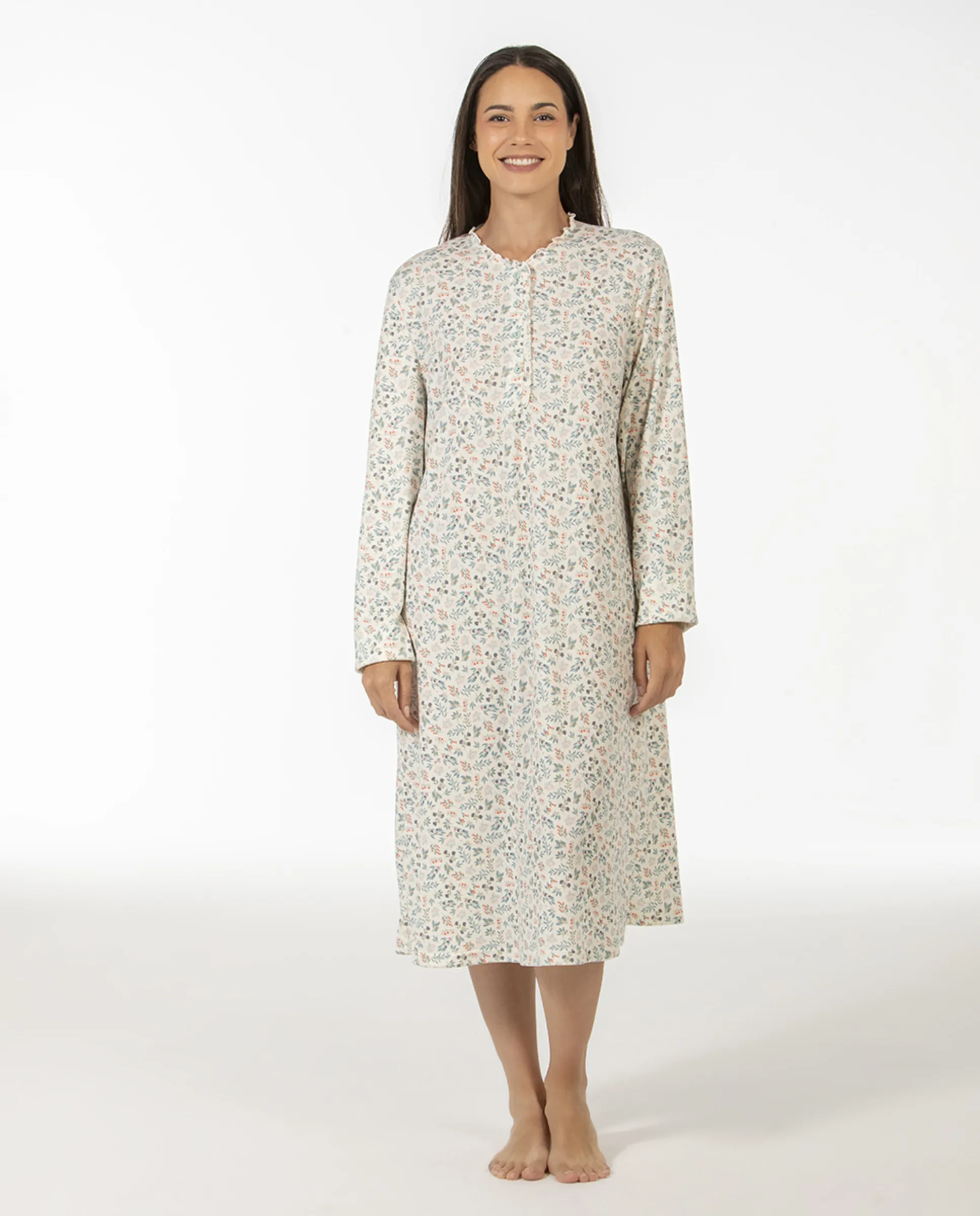 Короткая ночная сорочка с отделкой на вырезе Mitjans, многоцветный
Короткая ночная сорочка с отделкой на вырезе Mitjans, многоцветный