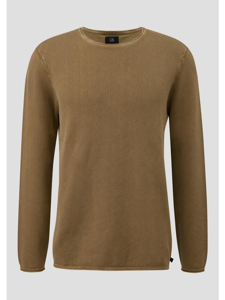 вязаный свитер в цвете 8482_песчаник QS
вязаный свитер в цвете 8482_песчаник QS