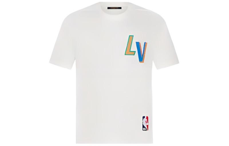 Nba X Новые квартальные продукты LV Футболка Мужская Louis Vuitton, белый 
Nba X Новые квартальные продукты LV Футболка Мужская Louis Vuitton, белый