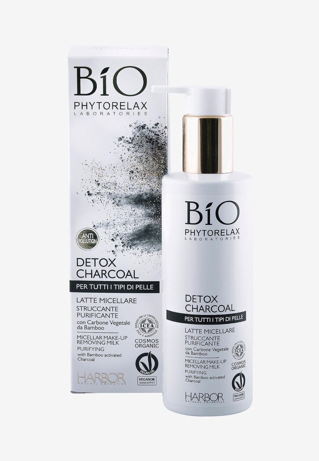 ОЧИЩАЮЩЕЕ МИЦЕЛЛЯРНОЕ СРЕДСТВО ДЛЯ СНЯТИЯ МАКИЯЖА Detox Charcoal Vegan & Organic Phytorelax
ОЧИЩАЮЩЕЕ МИЦЕЛЛЯРНОЕ СРЕДСТВО ДЛЯ СНЯТИЯ МАКИЯЖА Detox Charcoal Vegan & Organic Phytorelax