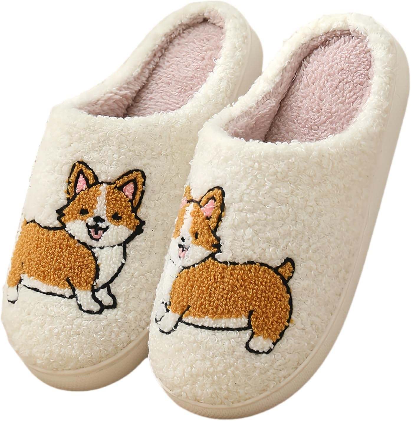 Тапочки с изображением собак для женщин и мужчин с милой вышивкой таксы, французского бульдога, корги или пуделя, уютные плюшевые домашние тапочки с мемори-пеной и нескользящей подошвой, унисекс Gebufaw, Corgi Two
Тапочки с изображением собак для женщин и мужчин с милой вышивкой таксы, французского бульдога, корги или пуделя, уютные плюшевые домашние тапочки с мемори-пеной и нескользящей подошвой, унисекс Gebufaw, Corgi Two