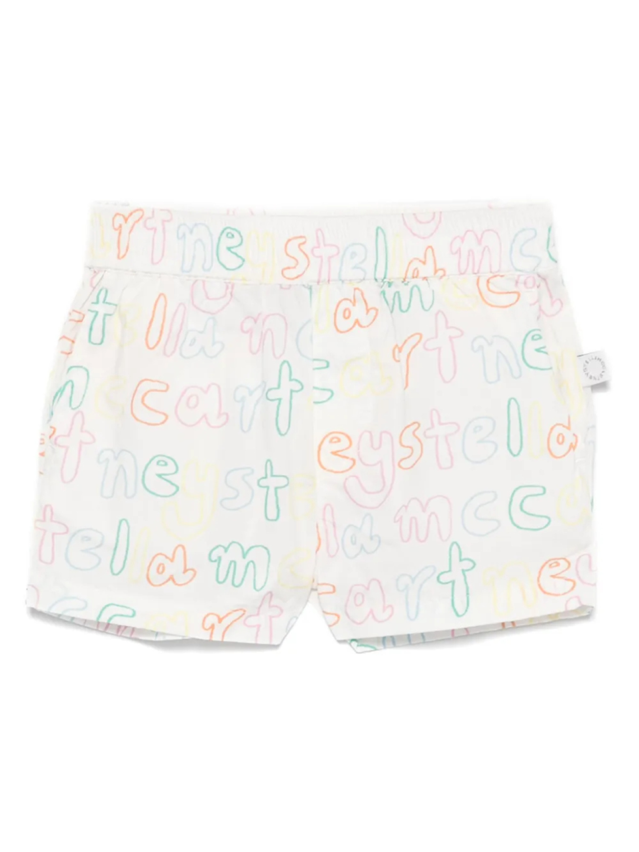 Stella McCartney Kids шорты с логотипом, белый
Stella McCartney Kids шорты с логотипом, белый