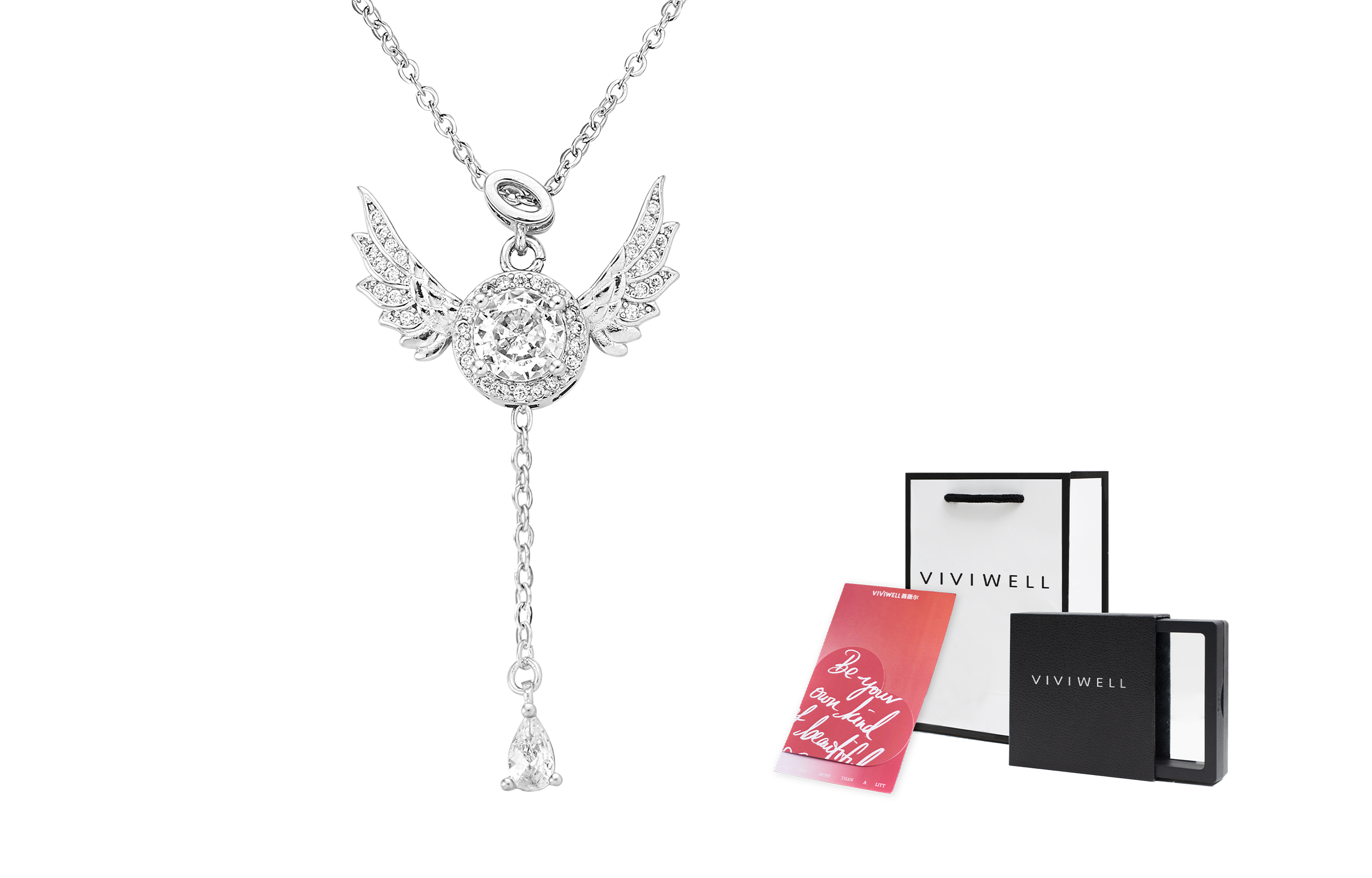 Нишевое дизайнерское ожерелье для женщин VIVIWELL, серебристо-белый
Нишевое дизайнерское ожерелье для женщин VIVIWELL, серебристо-белый