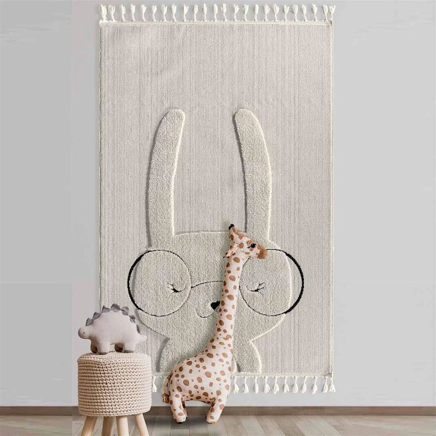Empera Kids Bunny Cream Детская комната Ковер с фигуркой кролика - Бежевый - 133x190 см
Empera Kids Bunny Cream Детская комната Ковер с фигуркой кролика - Бежевый - 133x190 см