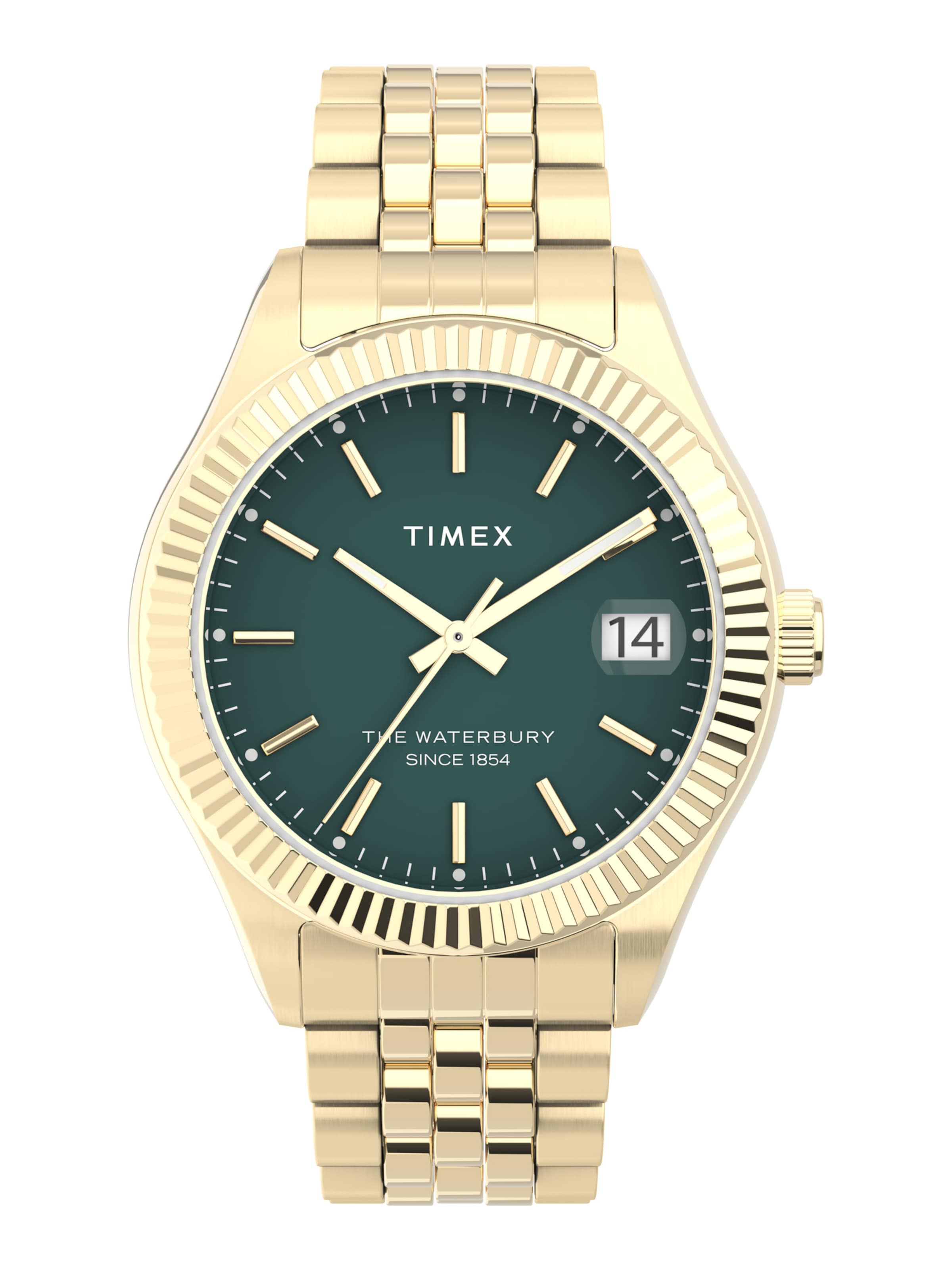 TIMEX Часы Analog 'Waterbury' в зеленом цвете
TIMEX Часы Analog 'Waterbury' в зеленом цвете