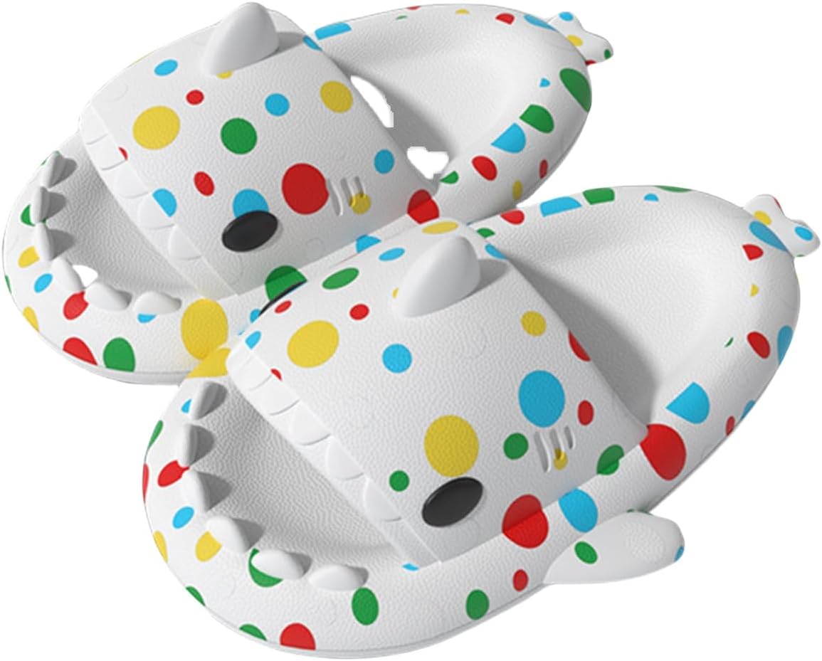 Шлепанцы Shark Cloud, милые мультяшные тапочки с акулами для дома и улицы, для женщин и мужчин, сандалии с открытым носком для душа и для пар Ythspnze, белый
Шлепанцы Shark Cloud, милые мультяшные тапочки с акулами для дома и улицы, для женщин и мужчин, сандалии с открытым носком для душа и для пар Ythspnze, белый