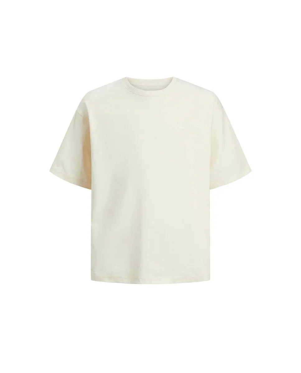 Футболка для мальчика с коротким рукавом и принтом на спине Jack & Jones, бежевый
Футболка для мальчика с коротким рукавом и принтом на спине Jack & Jones, бежевый