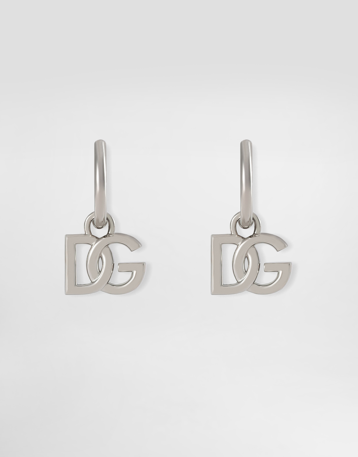 Серьги-кольца с подвесками в виде логотипа dg Dolce & Gabbana, серебряный
Серьги-кольца с подвесками в виде логотипа dg Dolce & Gabbana, серебряный