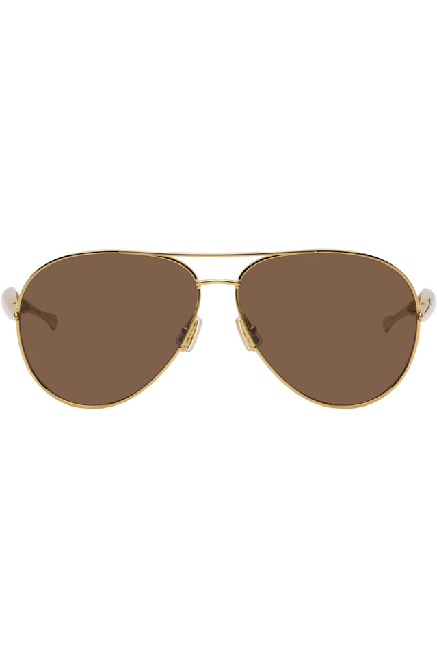 Солнцезащитные очки Sardine Navigator Bottega Veneta, золотой
Солнцезащитные очки Sardine Navigator Bottega Veneta, золотой