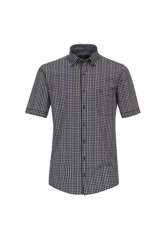 Повседневная рубашка с коротким рукавом в клетку свободного покроя Casamoda, синий
Повседневная рубашка с коротким рукавом в клетку свободного покроя Casamoda, синий