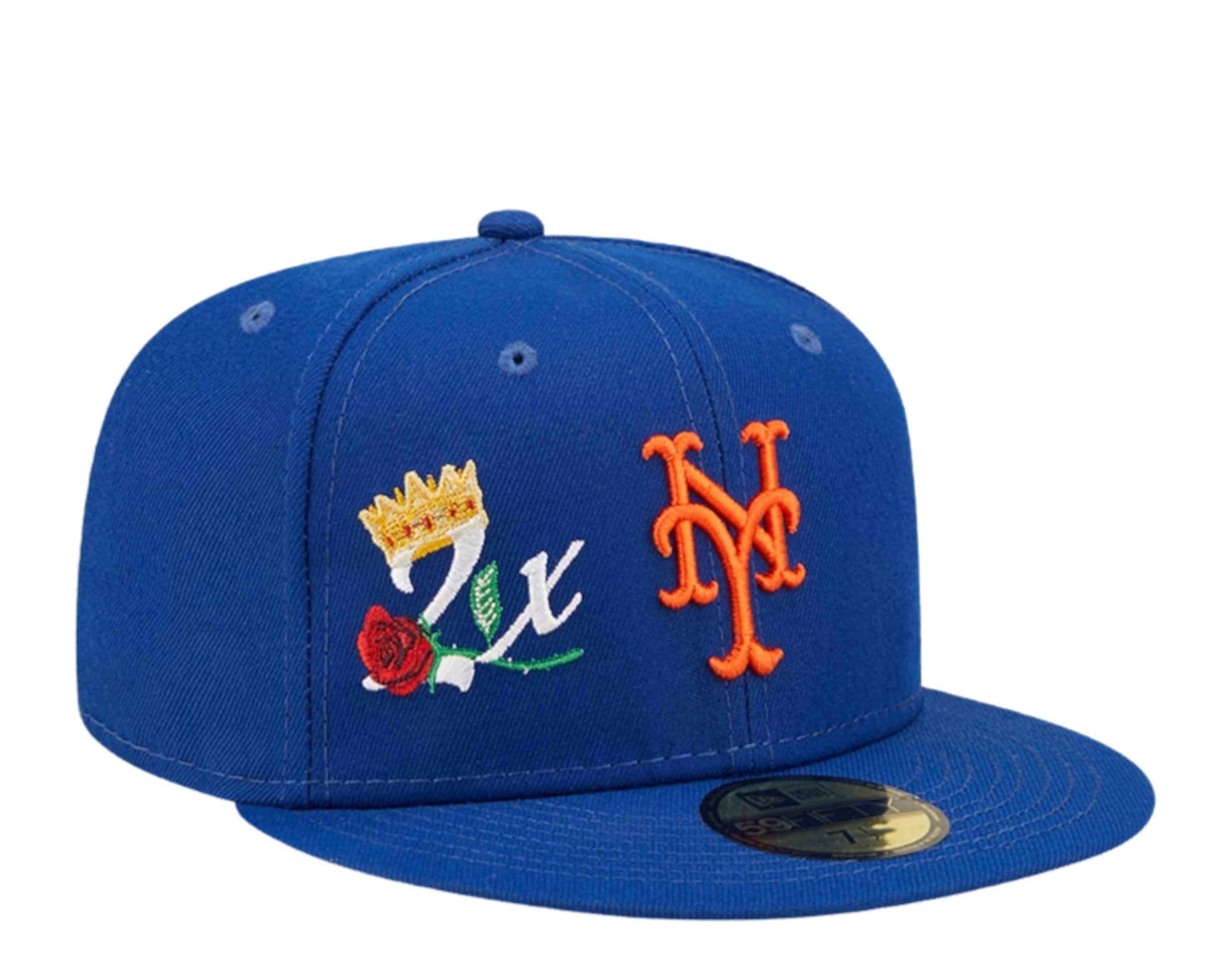 New Era 59Fifty MLB New York Mets 2X Champs Королевская синяя облегающая кепка 60243488
New Era 59Fifty MLB New York Mets 2X Champs Королевская синяя облегающая кепка 60243488