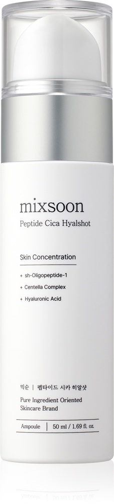 Успокаивающая сыворотка Peptide cica hyalshot для сужения пор Mixsoon, 50 мл
Успокаивающая сыворотка Peptide cica hyalshot для сужения пор Mixsoon, 50 мл