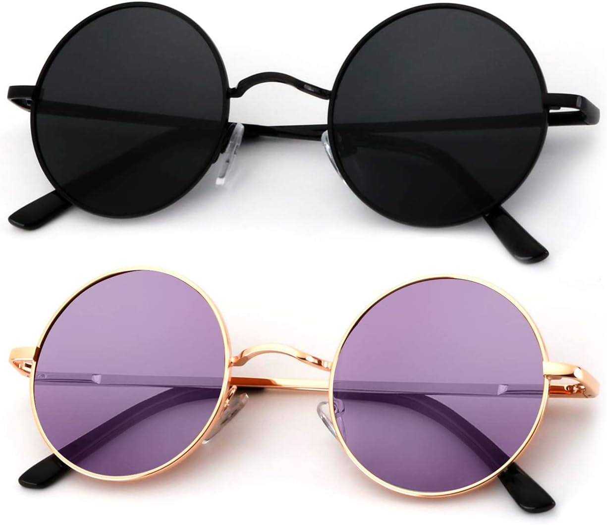 Круглые поляризованные солнцезащитные очки KALIYADI для мужчин и женщин в стиле ретро с металлическим ремешком и эффектом хиппи, защита от УФ-излучения, B24-black + Golden Frame Clear Purple Lens
Круглые поляризованные солнцезащитные очки KALIYADI для мужчин и женщин в стиле ретро с металлическим ремешком и эффектом хиппи, защита от УФ-излучения, B24-black + Golden Frame Clear Purple Lens
