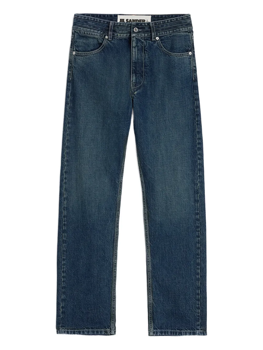 Брюки с тисненым логотипом Jil Sander, синий
Брюки с тисненым логотипом Jil Sander, синий