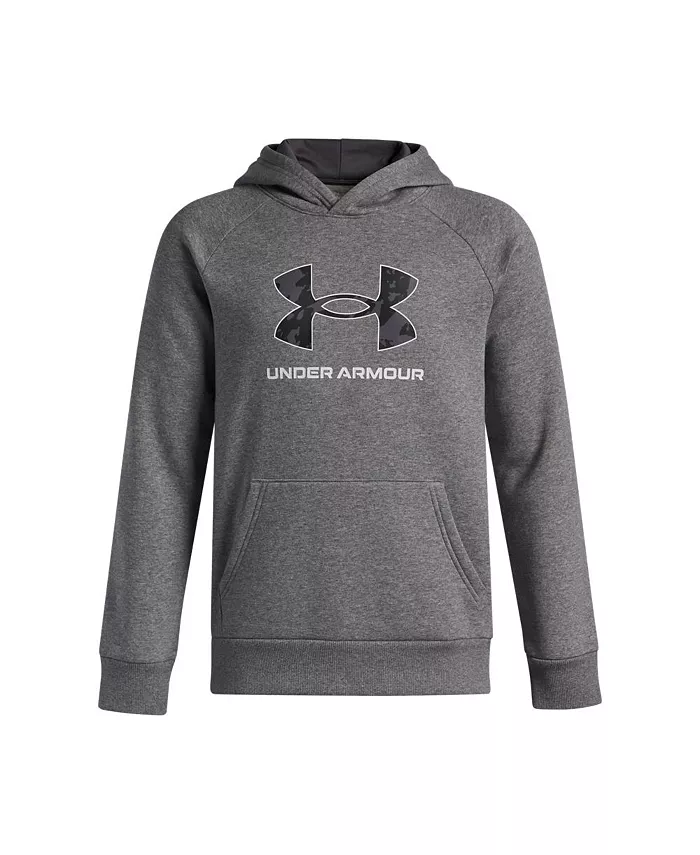 Толстовка с капюшоном Big Boys Rival Fleece с логотипом Under Armour, серый
Толстовка с капюшоном Big Boys Rival Fleece с логотипом Under Armour, серый