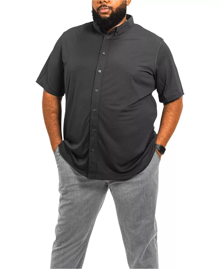 Рубашка Big & Tall Commuter с коротким рукавом на пуговицах Regent Row, черный
Рубашка Big & Tall Commuter с коротким рукавом на пуговицах Regent Row, черный