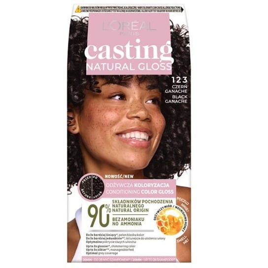 Краска для волос Casting Natural Gloss 123 Черный Ганаш L'Oreal Paris, L'oréal Paris
Краска для волос Casting Natural Gloss 123 Черный Ганаш L'Oreal Paris, L'oréal Paris